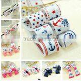 Welcome Customize Logo Making Ribbons, Hot Sale New Anchor 2.5cm Wide Spot Colorful Ribbon Fbric for DIY Jewelry Accessories thumbnail-2