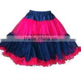 OEM red black girls petticoat,wholesale parent-child tutus,adult crinoline petticoat skirt for women