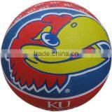 New Design Cartoon Rubber Basketball/ Colors Rubber Toyball