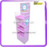 Shop Floor Free Standing Cardboard Display Stand for Accessories