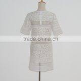 Organ Short Sleeve Straight Daily Wear Dress Women thumbnail-4