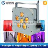 IR Remote 6pcs 15watt 5in1 Rgbwa Wireless Battery Uplight