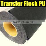 Heat Transfer Flock Vinyl Sticker for Fabric Black Color thumbnail-1
