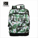 Waterproof Rucksack Backpack/clear Green Leaves Rucksack/waterproof Backpack Bags