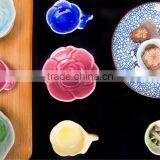 Rose Shape Ceramic Small Dishes HY167402