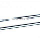 High Grade Quality White Ceramic Decorative Ends Stainless Steel White Double Towel Bars Bathroom Accessories thumbnail-1