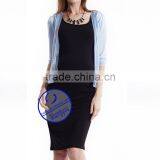 Custom Spandex Rayon Plain Maternity Sleeveless Dresses thumbnail-4