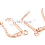 Brass Lever Back Earring Wires brass plated earring