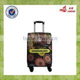 Spinner Four Wheels Fabric Fashion Girls Travel Famous Luggage Brands