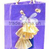 2016 New Fancy Custome Logo Printed Shopping Bag Gift Bag Paper Bag With Paper Handle