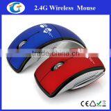 2.4Ghz Foldable ABS CE PC Mouse Computer Cordless