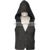 Gothic Hooded Men's Vest by Alishpa thumbnail-3