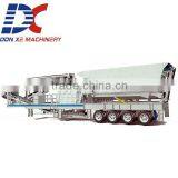 New Design Wheel Type Mobile Crushing Production Line thumbnail-1