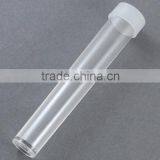 Column Shape Clear Plastic Beads Containers With Lids, About 78mm Long, 13mm Wide(CON-S009)