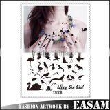 Fashion Bird Temporary Tattoo Sticker/Waterproof Body Tattoo thumbnail-1