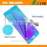 2.5D Titanium Alloy Brushed Metal Tempered Glass Screen Protector Guard for SONY C4 thumbnail-6