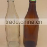 50cl cheap clear glass beer bottle