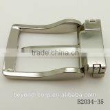 Formal Type Clip Pin Buckle Brush Nickel Plated With Zamack Casting Pin and Loop Teeth Clip Buckle thumbnail-3
