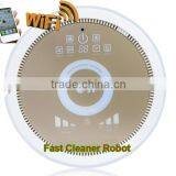 WiFi smartphone App Control cyclonic vacuum cleaner QQ6KDM with Air purifier,water tank,3350MAH Lithium battery