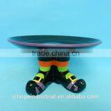 Halloween Ceramic Witch Boots Cake Stand thumbnail-1