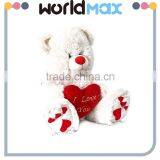 Wholesale Products Cartoon Heart Bear Plush Toy thumbnail-5