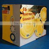 16pcs Decal Dinnerware&Dinner Set&Household Tableware thumbnail-1