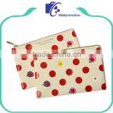 Wellpromotion Canvas Zipper Cosmeitc Pouch With Customized Logo Print thumbnail-3