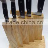 6PCS High Quality Heated Kitchen Knife With Forged ABS Handle thumbnail-1