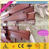 Wood Grain Surface Finishing Aluminum Profile / Enduring Wood Grain Finish Aluminum Tube , Aluminium Wood Grain Finish thumbnail-5
