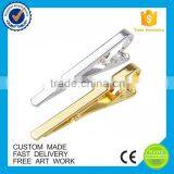 Custom Design Gold Plate Laser Logo Tie Clip thumbnail-5