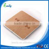 Dual Channels Wooden Qi Universal Wireless Charger Charging Pad for Mobile Phone thumbnail-2