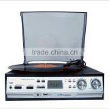 Rain Lane 3 Speed Turntable USB SD Slot Cassette Lp Mini Cassette Player thumbnail-2