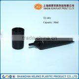 Custom cosmetic matte black pe plastic tube packaging for eye cream