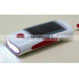 LED Flashlight Solar Power Led Torch Hand-cranked Emergency Rechargeable Outdoor Camping Mini Pocket Lamp Mobile Phone Charger