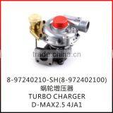 8-97240210-SH D-max 2.5 4JA1 Turbo Charger 8972402100