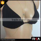 2016 Sex Lover Gift Gold Body Chain Green Stone Pendant Body Chain thumbnail-1