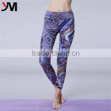 New Design Fashion Sport Yoga Pants Custom Colorful Women Long Pants thumbnail-3