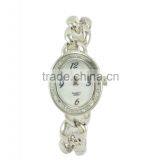 Analogous Metal Good Plating Fit Wrists Specialize Design Crystal on the Face Bracelet Watch For Women thumbnail-3