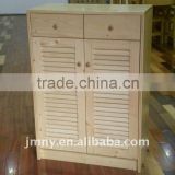 solid wood pine shoes rack / shoes cabinet