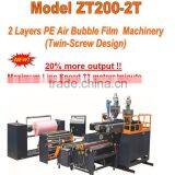2 Layers pe Air Bubble Film Extruding Machine/ Twin-screw Extruder thumbnail-3
