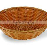 Popular Oval PP Plastic Woven Bread Basket thumbnail-2