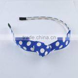 Fabric Big Bow With Colorful Dot Head Band thumbnail-5