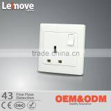 universal energy saving ac 220v wall socket with fuse