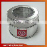 Window Metal Candle Tin