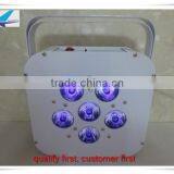6in1 6x18w Led dj Wedding Equipment Battery Wireless Led Slim Par Light thumbnail-1