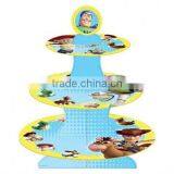 3 Tier Cardboard Toy Story BUZZ LIGHTYEAR Birthday Party CUPCAKE STAND Cupcake Tree 30cm Card Cupcake Cake Stand Cupcake Holder thumbnail-1
