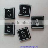 UV Printing Black Logo Clear Plastic Sticker Labels With Company Logo thumbnail-2