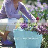 Rubber canvas storage bins