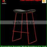 2016 New Design Leather Bar Stool High Chair Metal Legs