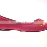 Wholesale price ladies flat pump shoes embroidered